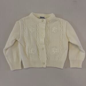 Vintage Carriage Boutiques Baby Girl Cable Knit Sweater
